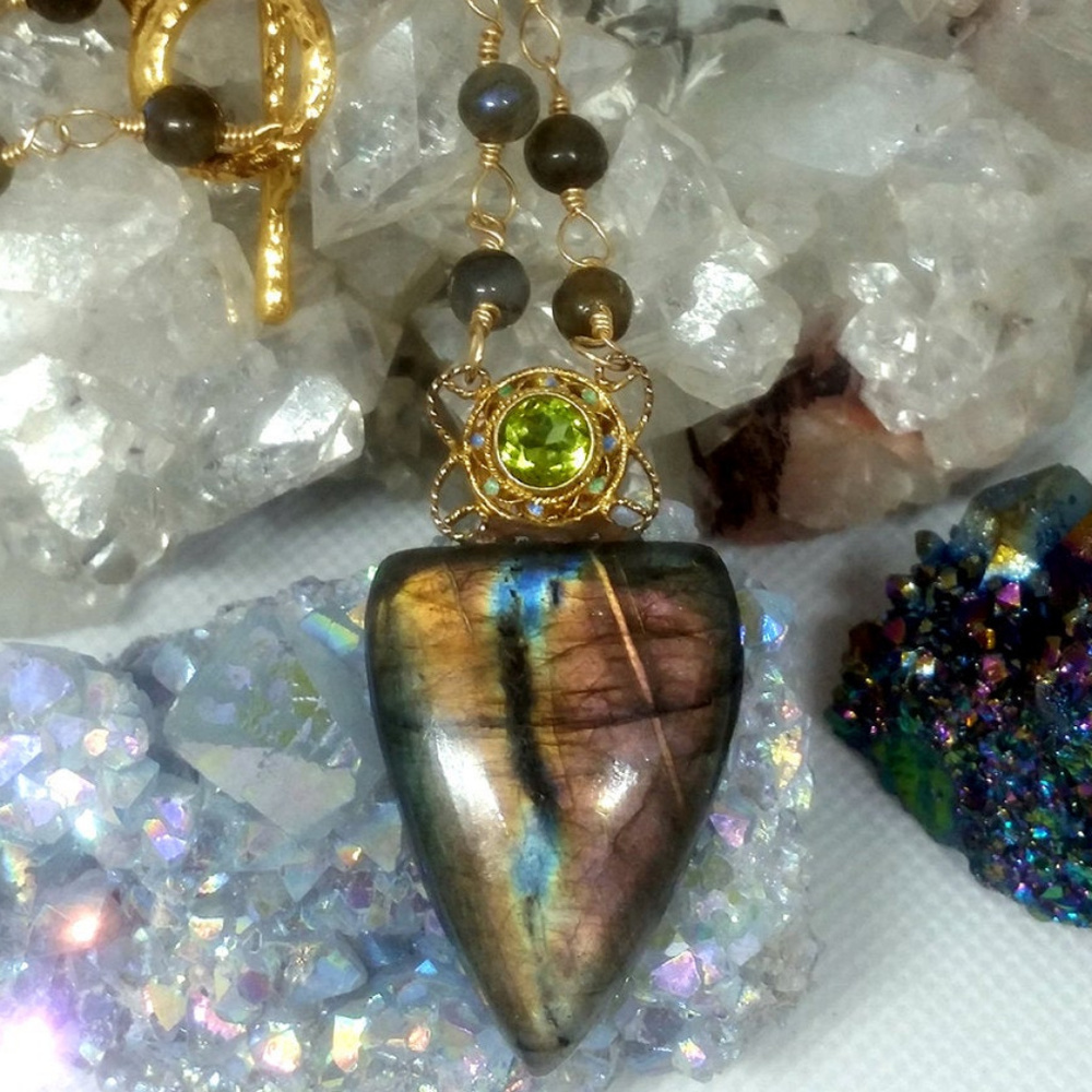 Northern Lights Labradorite 17" Necklace